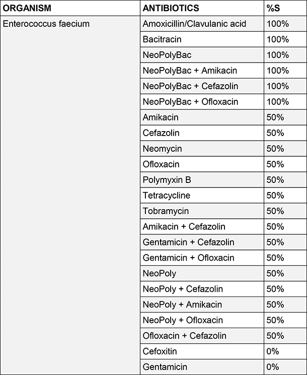 Enterococcus faecium